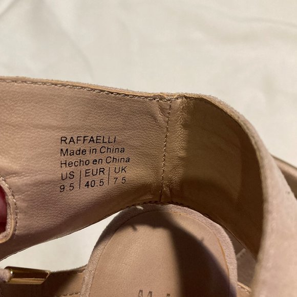 Mix No. 6 Beige Strappy Heels Raffaelli - Picture 9 of 9